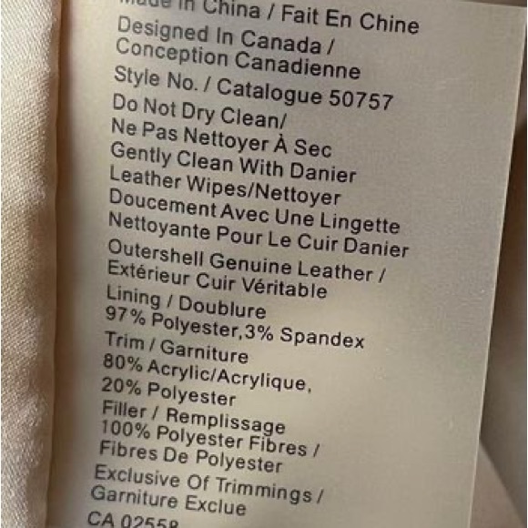 Danier woman’s brown leather coat with removable faux fur collar - Picture 9 of 10